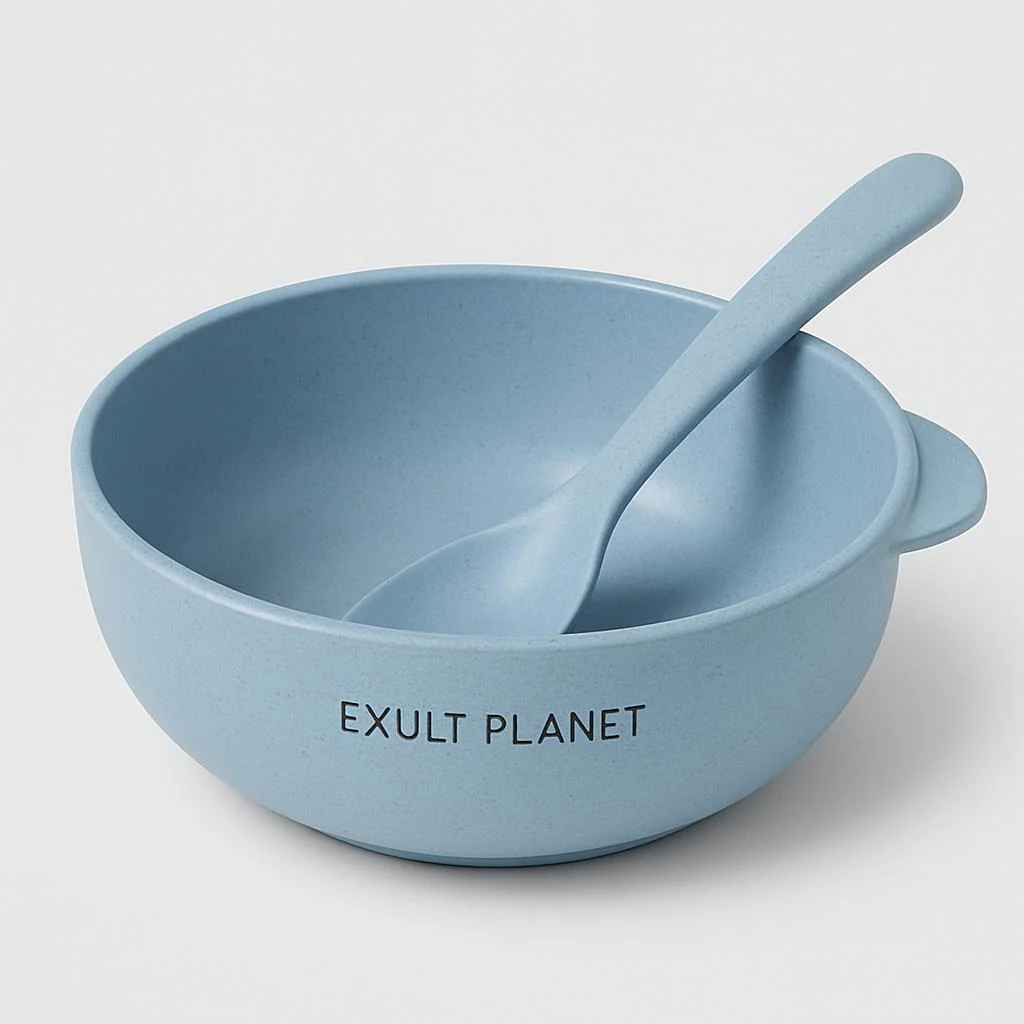 Eco-Friendly Biodegradable Rice Bowl and Spoon Set - Image 8