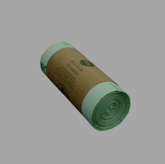 Eco-Friendly Biodegradable Trash Bags - Light Green, 40x43 cm - Image 12