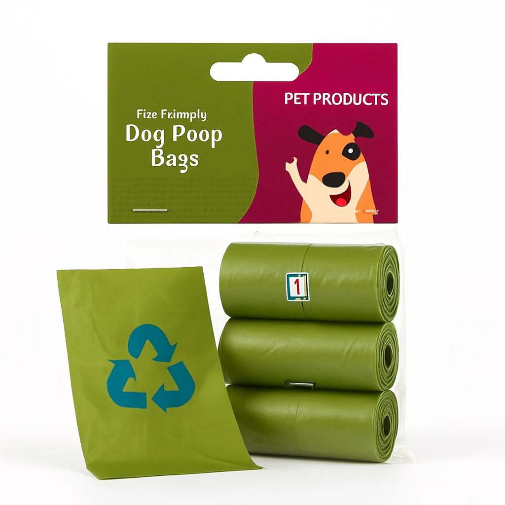 Eco-Friendly Biodegradable Dog Poop Bags - Green Pet Waste Solution - Image 2