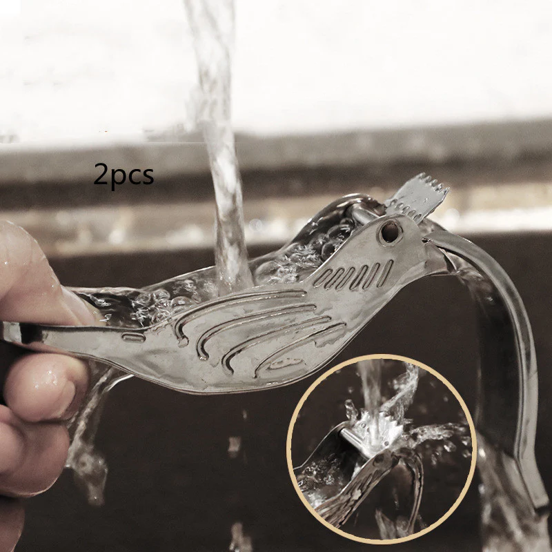 Bird-Shaped Stainless Steel Lemon Press - Eco-Friendly Manual Citrus Juicer - Image 15