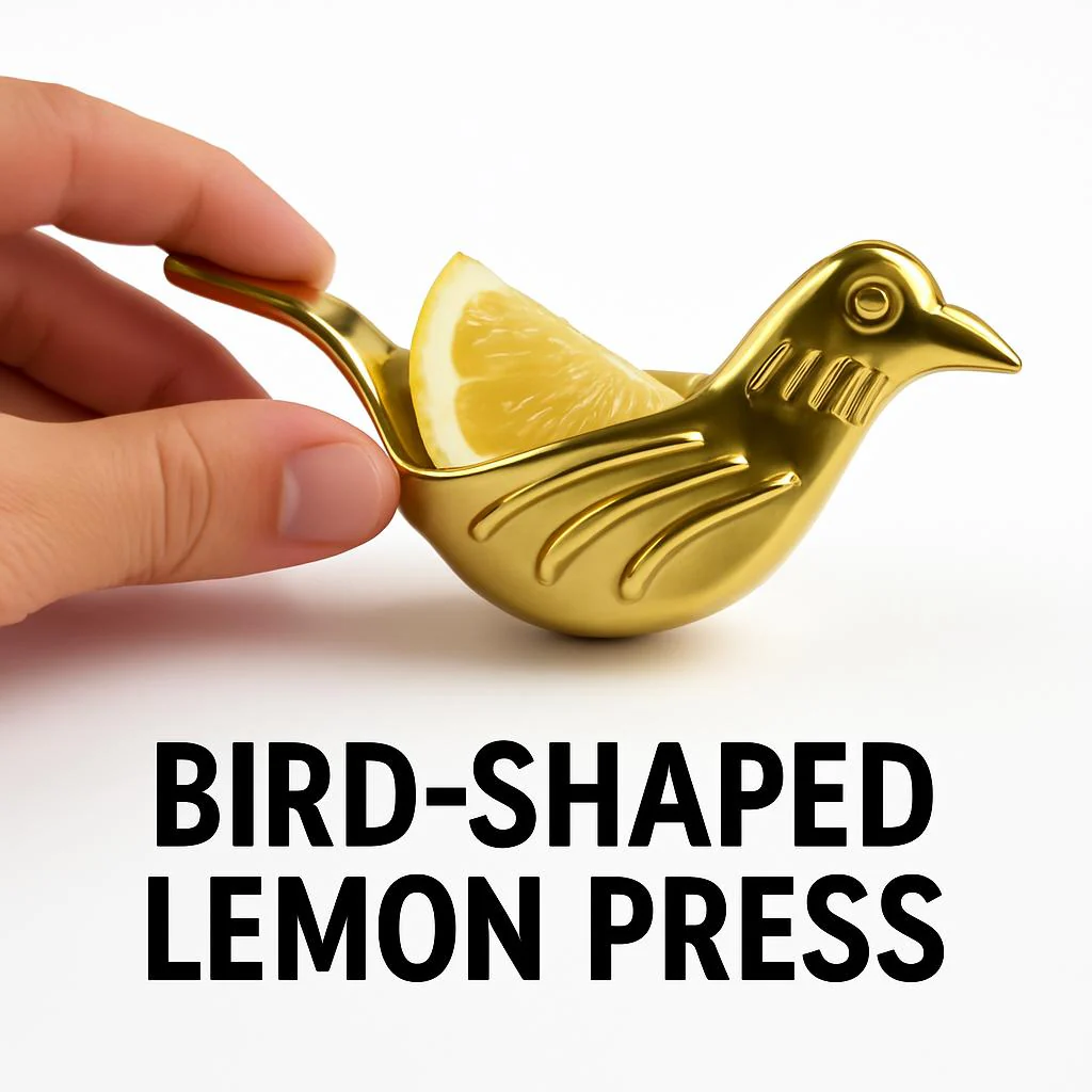 Bird-Shaped Stainless Steel Lemon Press - Eco-Friendly Manual Citrus Juicer - Image 6