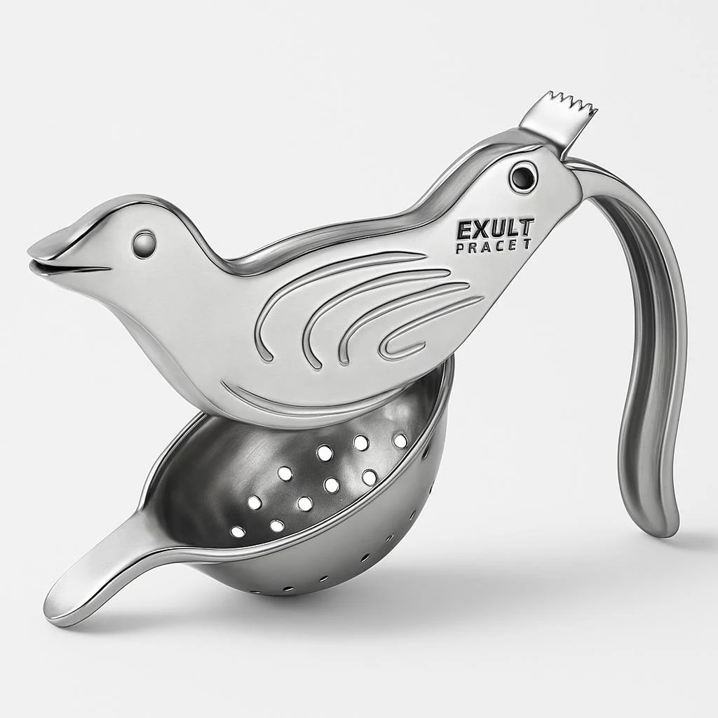 Bird-Shaped Stainless Steel Lemon Press - Eco-Friendly Manual Citrus Juicer - Image 7
