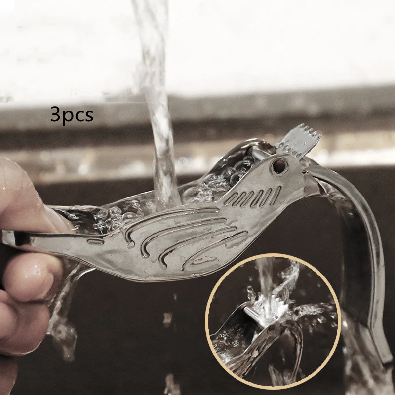 Bird-Shaped Stainless Steel Lemon Press - Eco-Friendly Manual Citrus Juicer - Image 8