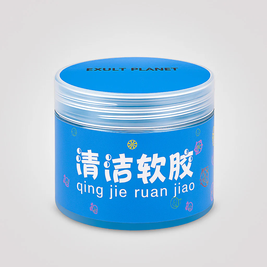 Eco-Friendly Blue Cleaning Gel for Dust & Debris