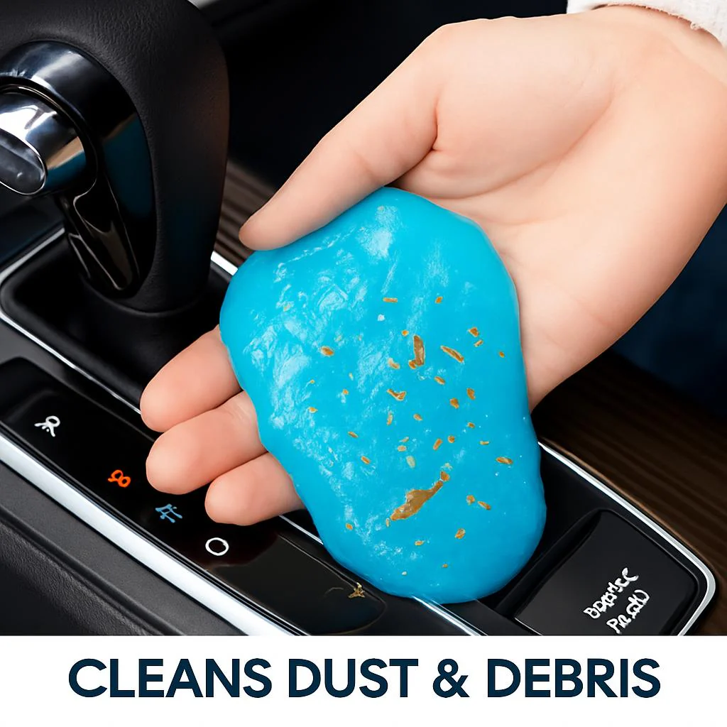 Eco-Friendly Blue Cleaning Gel for Dust & Debris - Image 2