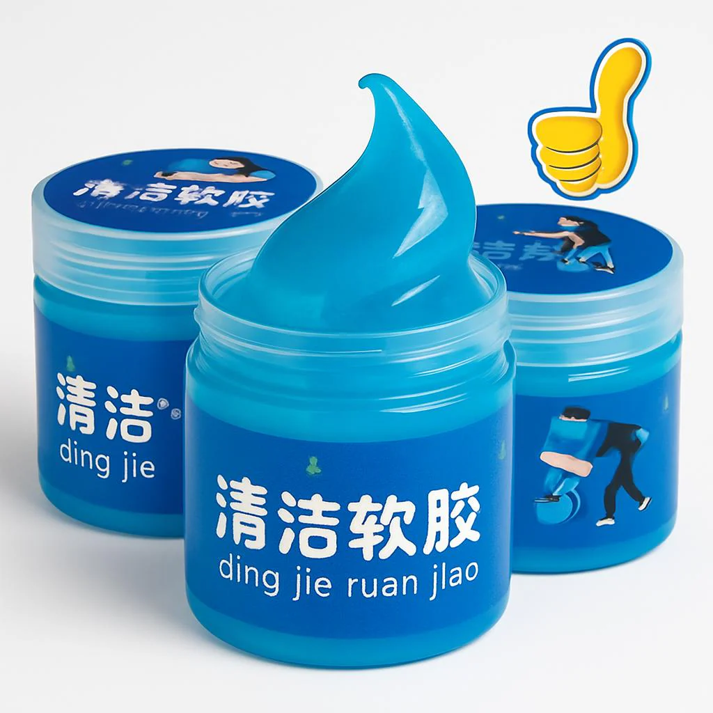 Eco-Friendly Blue Cleaning Gel for Dust & Debris - Image 7