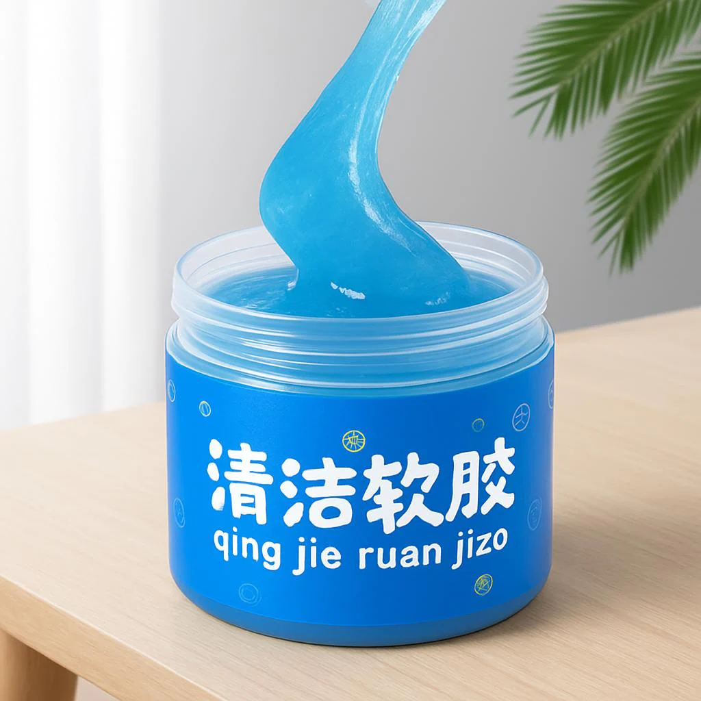 Eco-Friendly Blue Cleaning Gel for Dust & Debris - Image 8