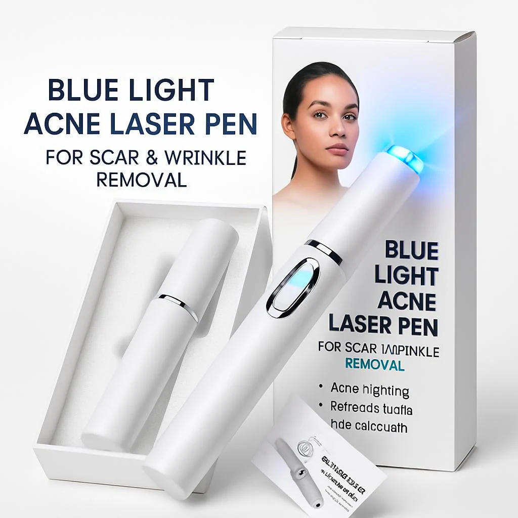 Blue Light Acne Laser Pen for Scar & Wrinkle Removal - Image 11