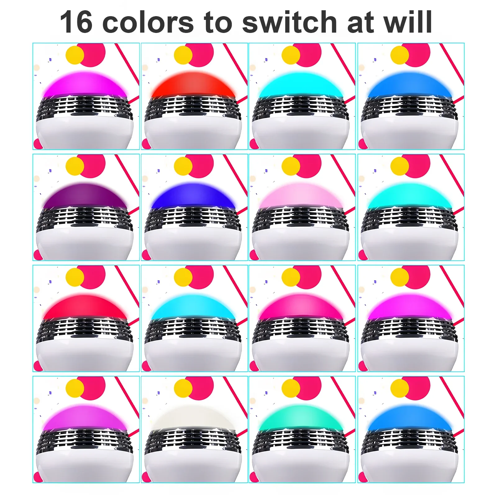 Bluetooth speaker function LED light bulb, APP control, E27 is an ideal choice for home, party, bedroom, and indoor light bulbs - Image 14