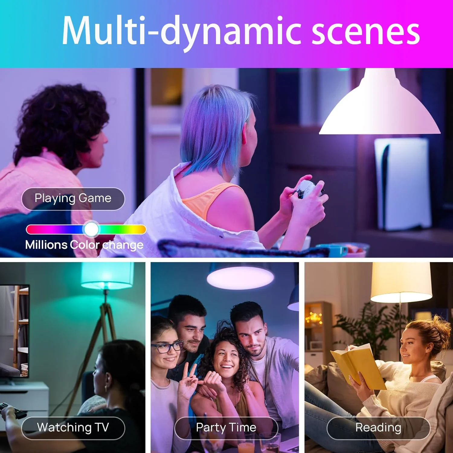 Bluetooth speaker function LED light bulb, APP control, E27 is an ideal choice for home, party, bedroom, and indoor light bulbs - Image 4