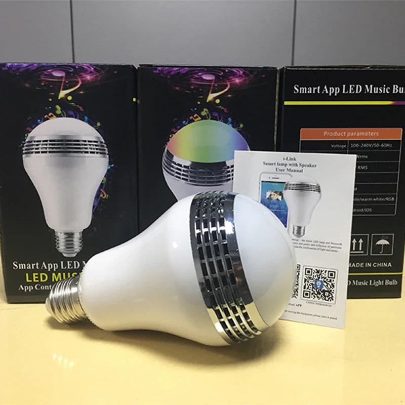 Bluetooth speaker function LED light bulb, APP control, E27 is an ideal choice for home, party, bedroom, and indoor light bulbs - Image 5