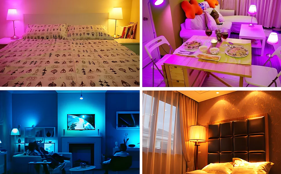 Bluetooth speaker function LED light bulb, APP control, E27 is an ideal choice for home, party, bedroom, and indoor light bulbs - Image 9
