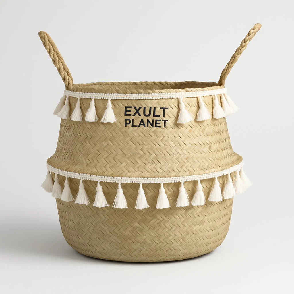 Eco-Friendly Bohemian Tassel Potted Plant - Image 2