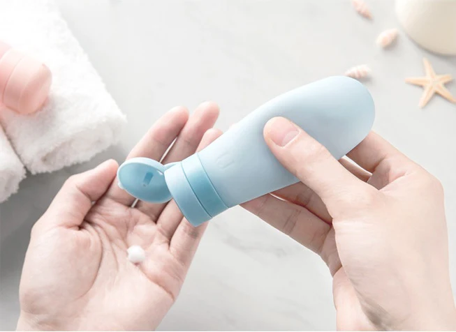 Eco-Friendly Refillable Travel Bottles - Silicone, Compact, Sustainable - Image 15