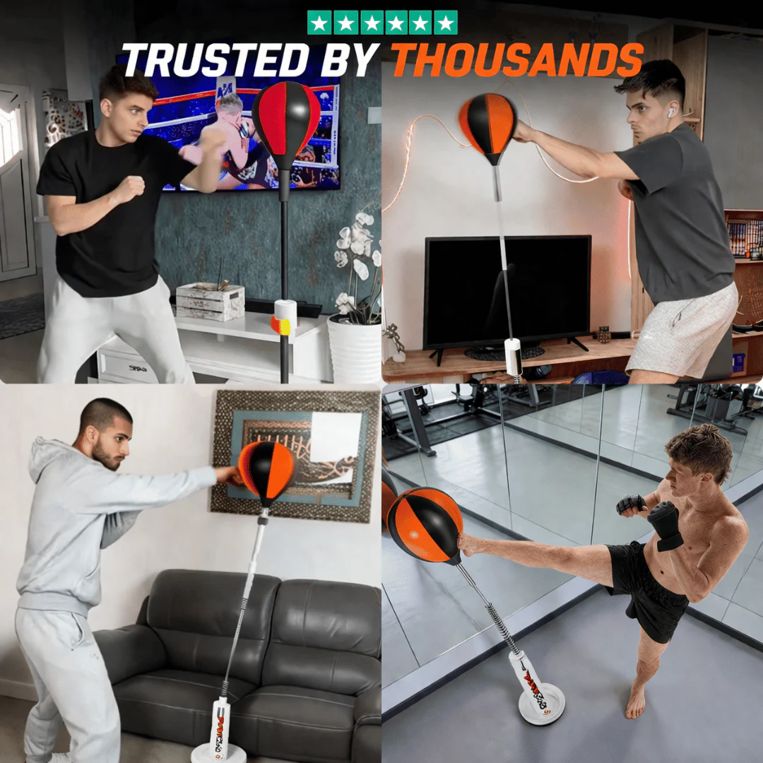 BoxReflex™ - Freestanding Reflex Speed Punching Bag - Image 7