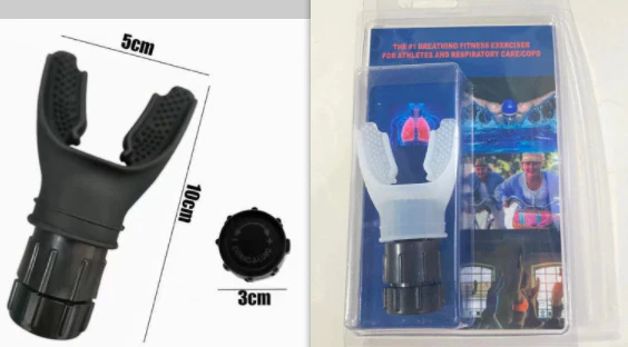 Breathing Trainer Respirator Mouthpiece for Enhanced Lung Capacity - Image 24