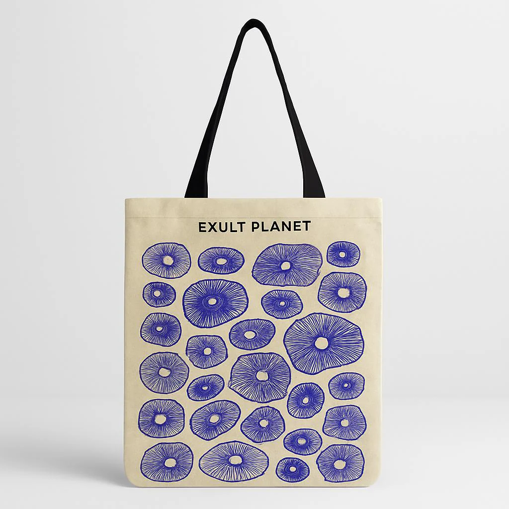 Cartoon Mushroom One Shoulder Reusable Tote Bag - Image 15