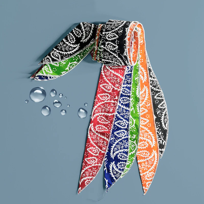 Eco-Friendly Absorbent Flower Cooling Ice Towel Scarf - Image 16