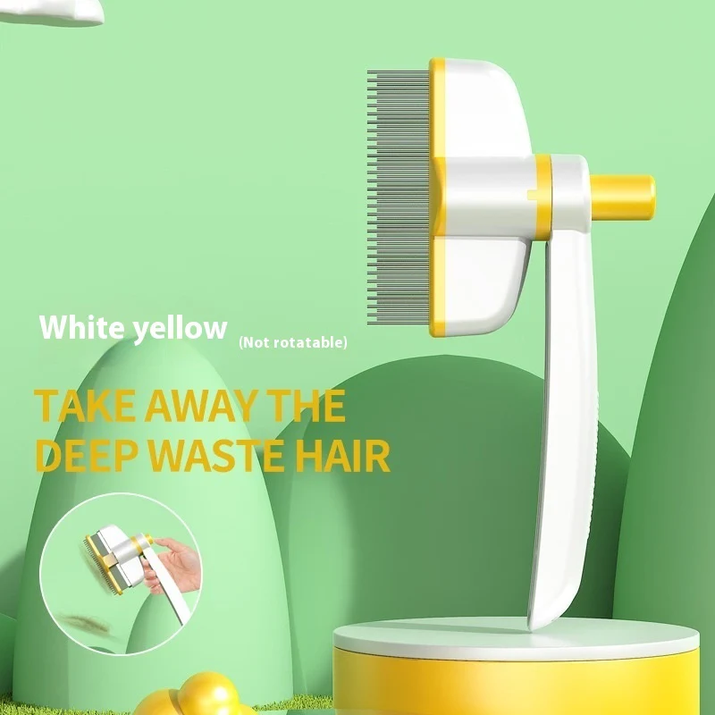 Rotating Pet Grooming Brush for Easy Shedding Control - Image 18