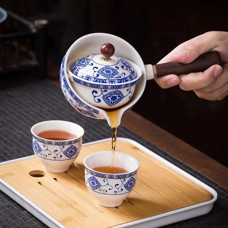 Eco-Friendly Ceramic Teapot with Wooden Grip and Filter - Image 16