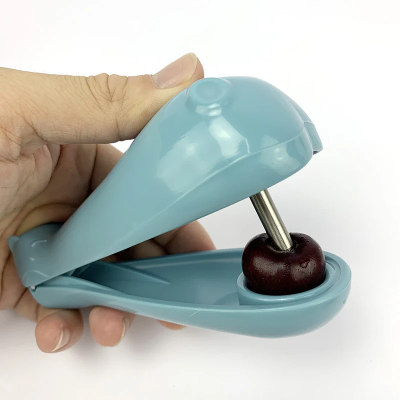 Eco-Friendly Cherry Pitter - Red Handheld Kitchen Tool - Image 11