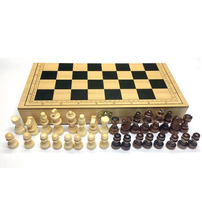 Eco-Friendly Wooden Chess Set - Sustainable Board Game for Mindful Play - Image 9