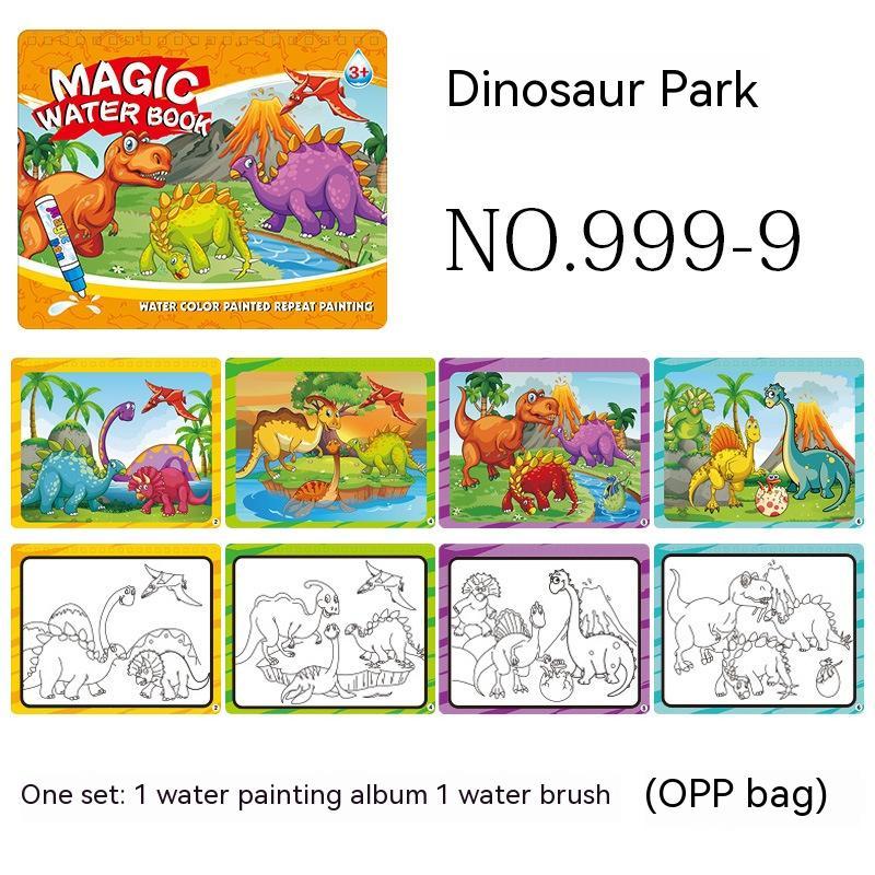 Ocean-Themed Reusable Water Drawing Book for Kids - Image 18