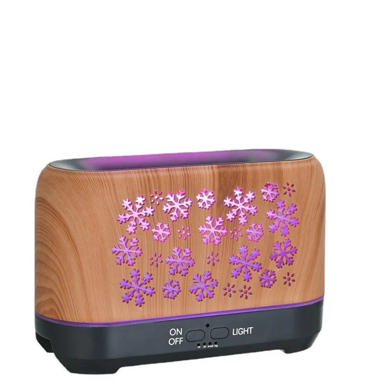 Colorful Snowflake Aromatherapy Humidifier with LED Lights - Image 21