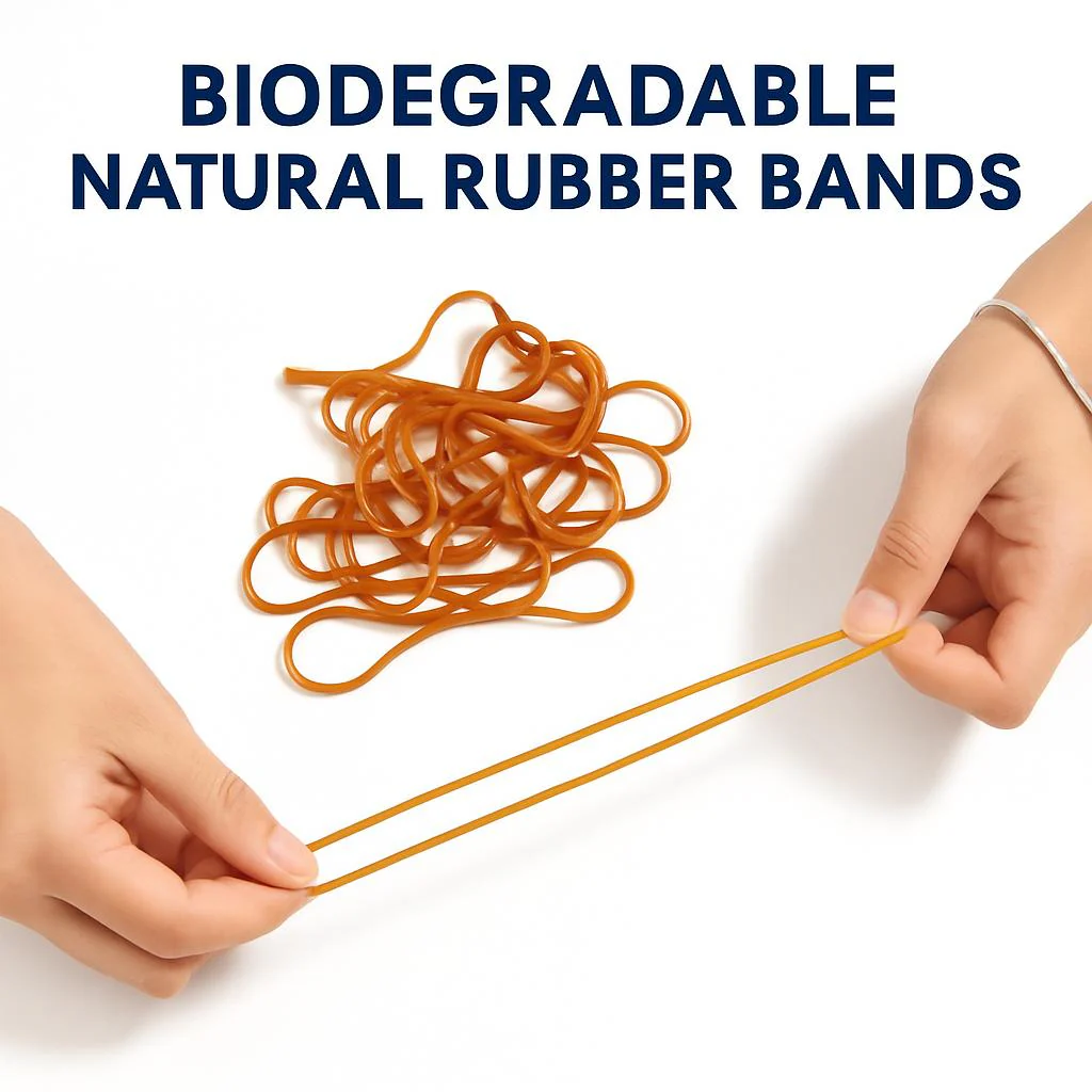 Eco-Friendly Biodegradable Natural Rubber Bands - Plastic-Free Packaging - Image 6