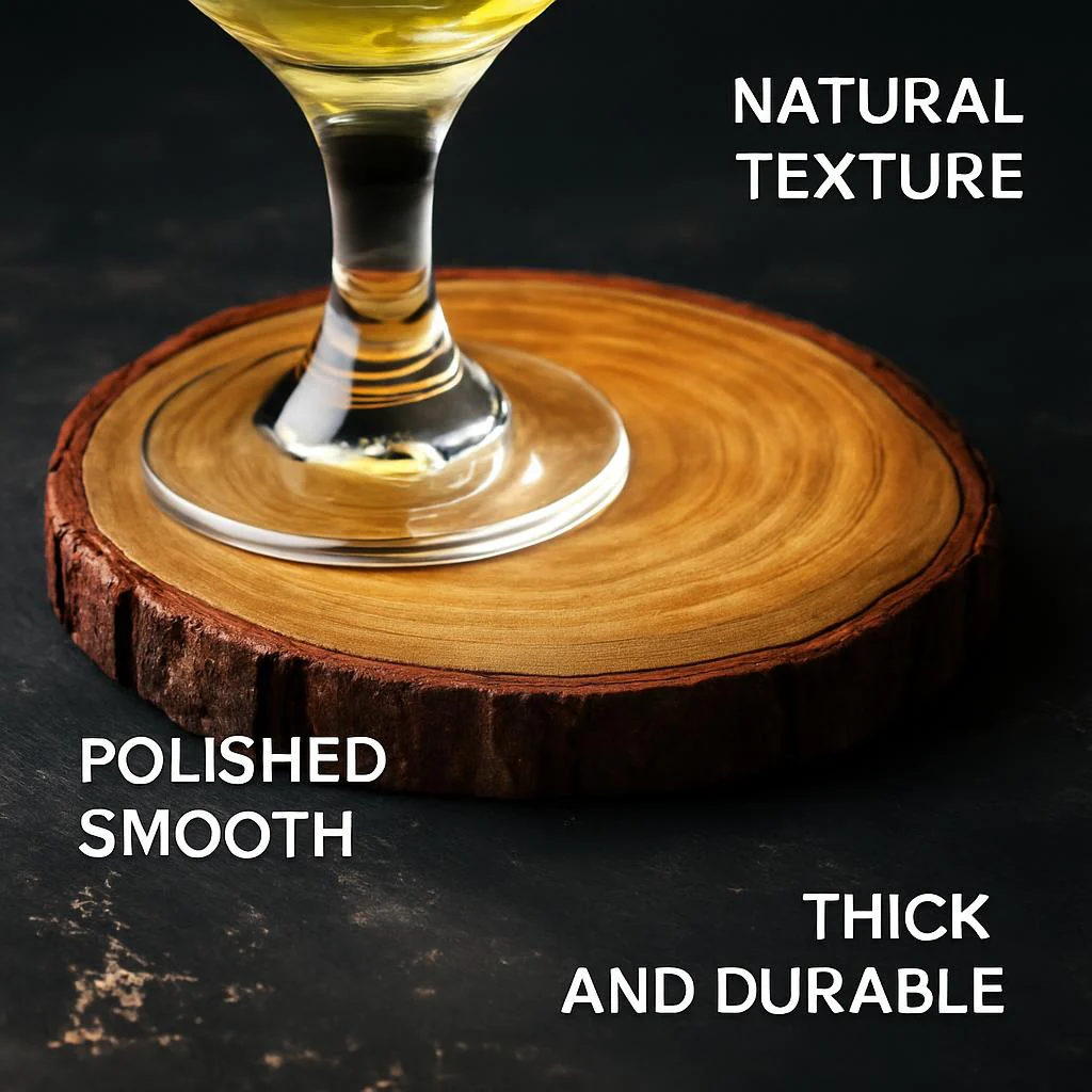 Eco-Friendly Wooden Thermal Insulation Dining Table Mats - Image 10