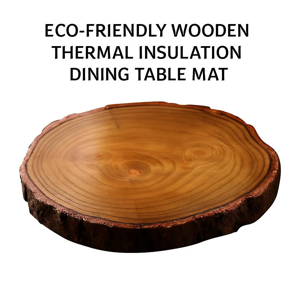 Eco-Friendly Wooden Thermal Insulation Dining Table Mats - Image 6