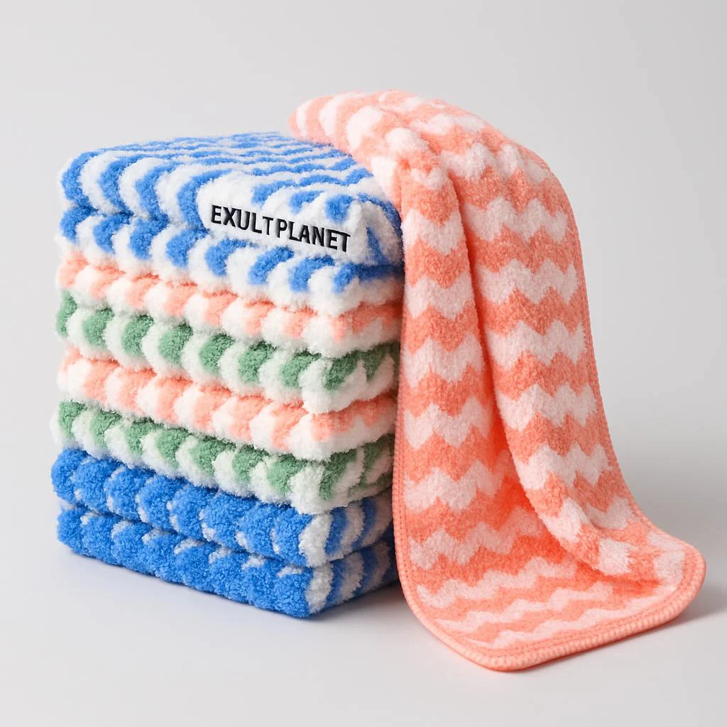 Eco-Friendly Reusable Cleaning Cloths - Sustainable, Multi-Color, Biodegradable - Image 13