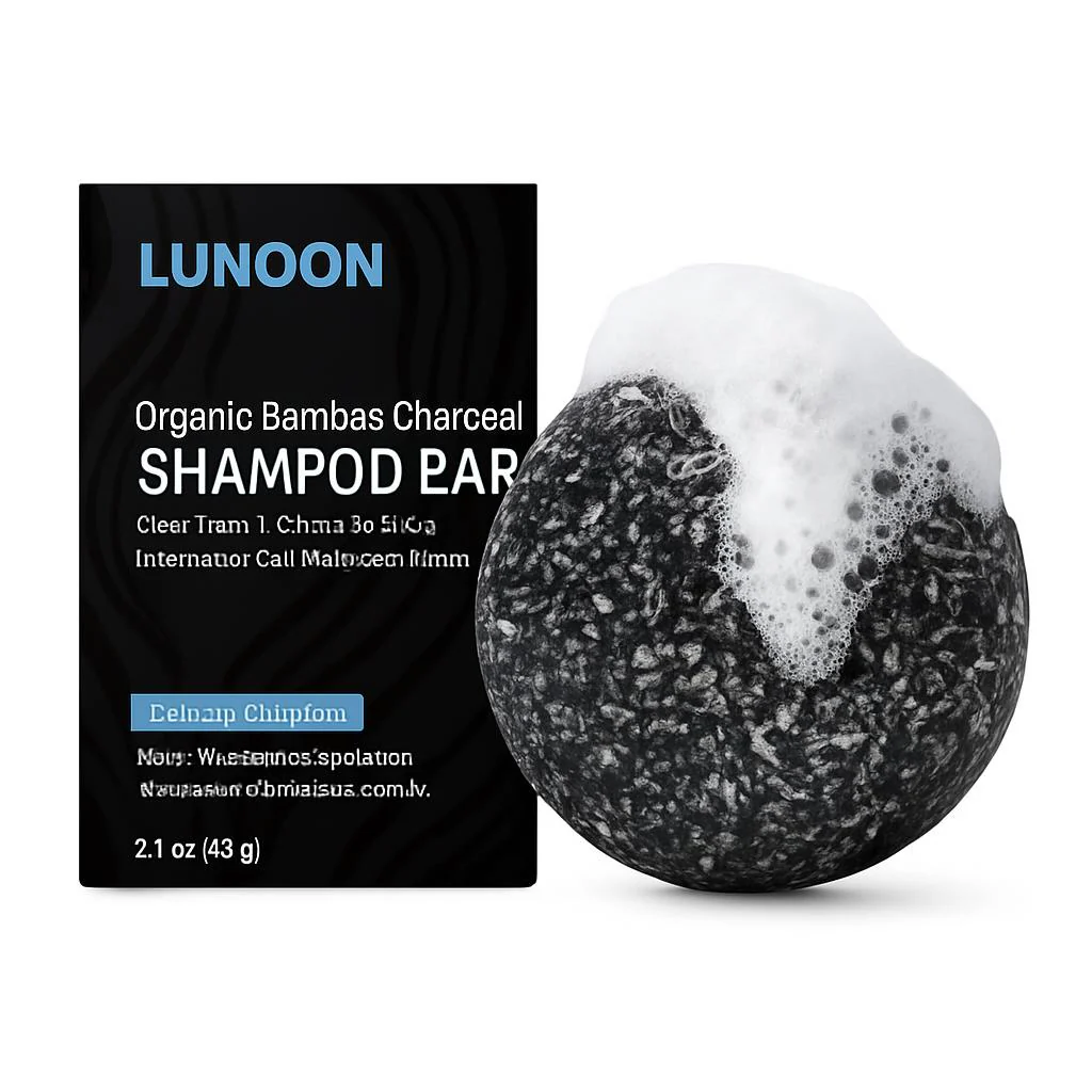 Organic Bamboo Charcoal Shampoo Bar for Deep Repair - Image 5