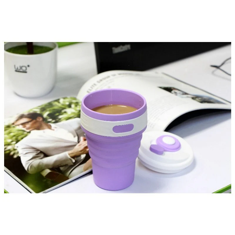 Collapsible Travel Cup - Eco-Friendly Reusable Silicone Cup for On-the-Go - Image 13