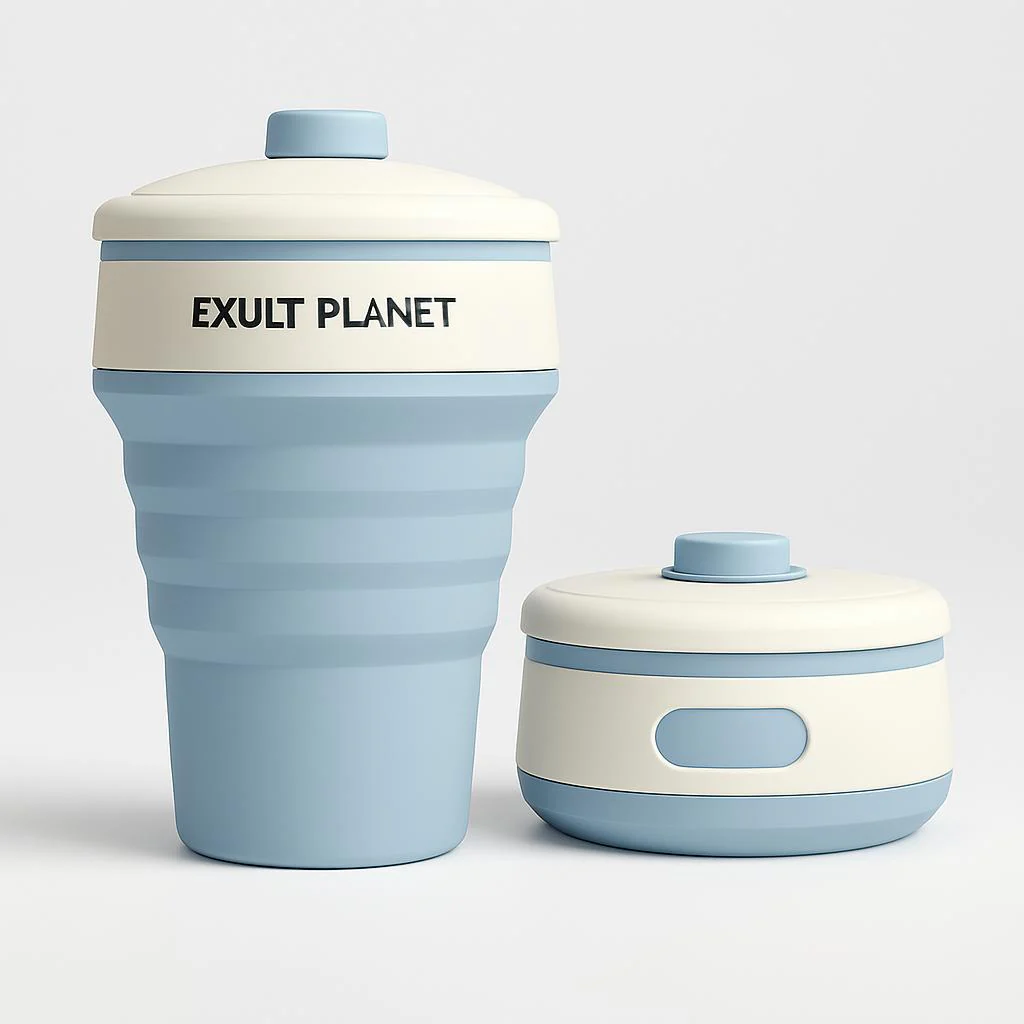 Collapsible Travel Cup - Eco-Friendly Reusable Silicone Cup for On-the-Go - Image 8