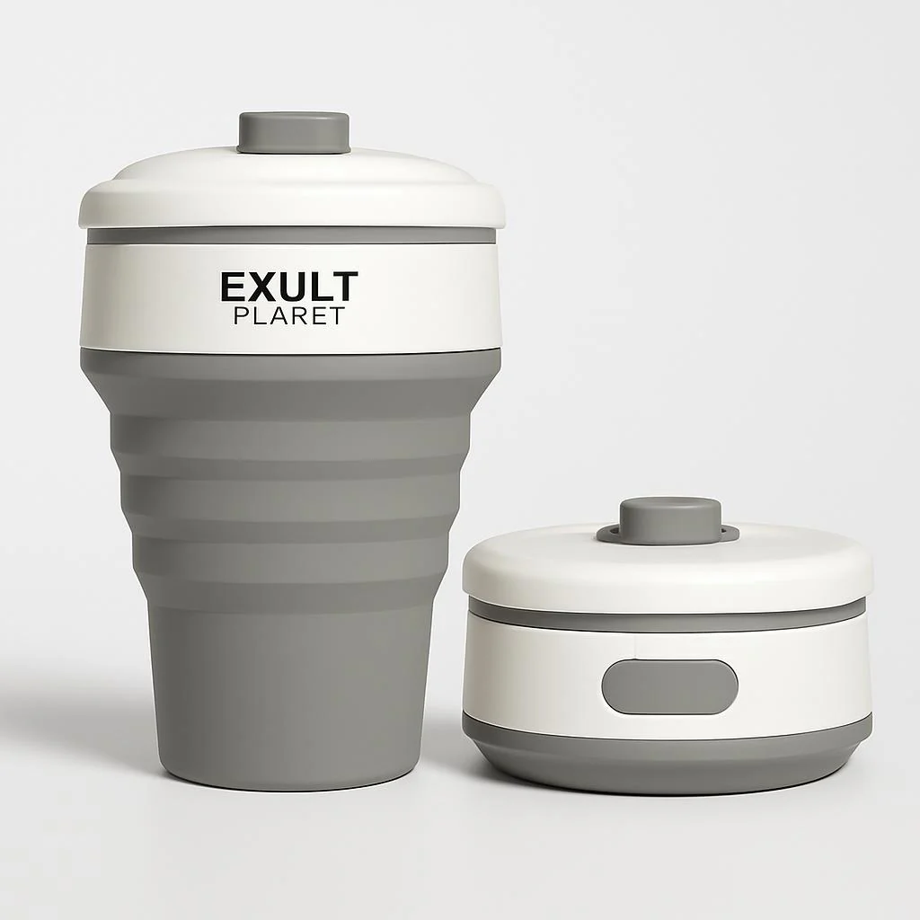 Collapsible Travel Cup - Eco-Friendly Reusable Silicone Cup for On-the-Go - Image 9