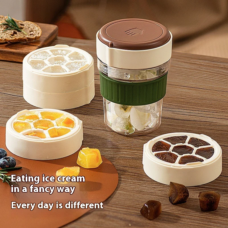 Eco-Friendly Reusable Cold Coffee Cup with Ice Tray - Image 11