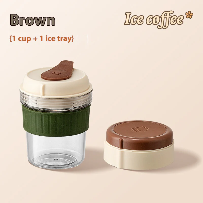 Eco-Friendly Reusable Cold Coffee Cup with Ice Tray - Image 13