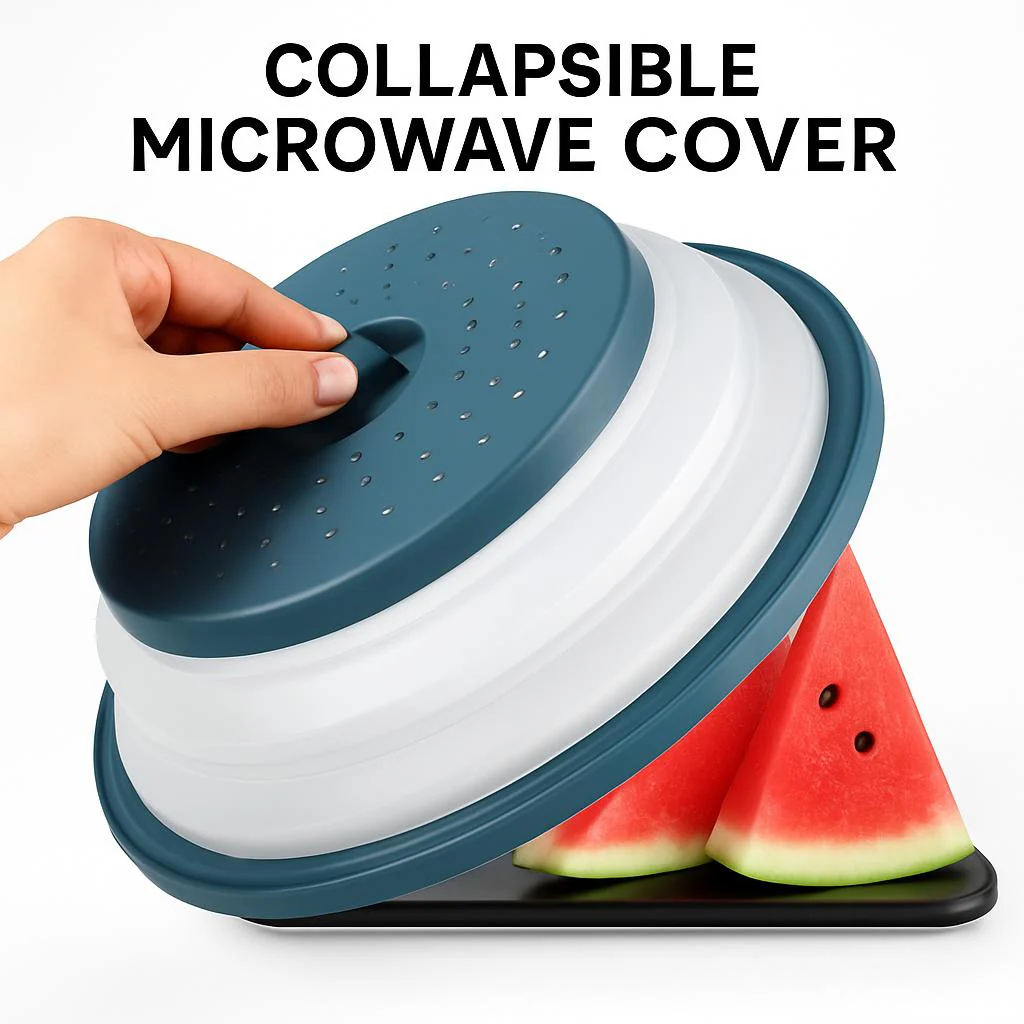 Eco-Friendly Collapsible Microwave Cover - Image 3