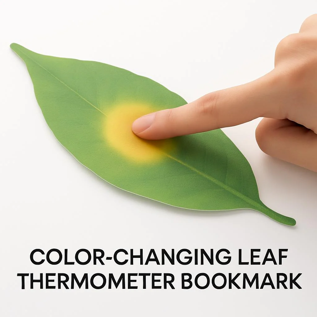 Color-Changing Leaf Thermometer Bookmark - Image 3