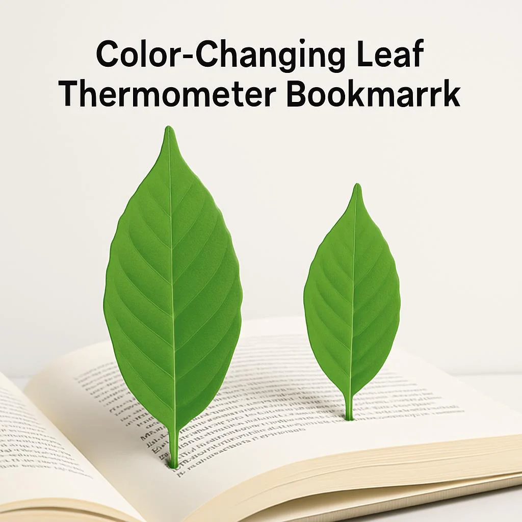 Color-Changing Leaf Thermometer Bookmark - Image 4
