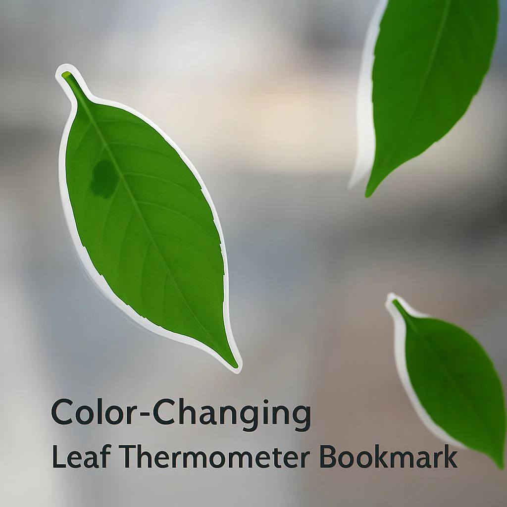 Color-Changing Leaf Thermometer Bookmark - Image 5