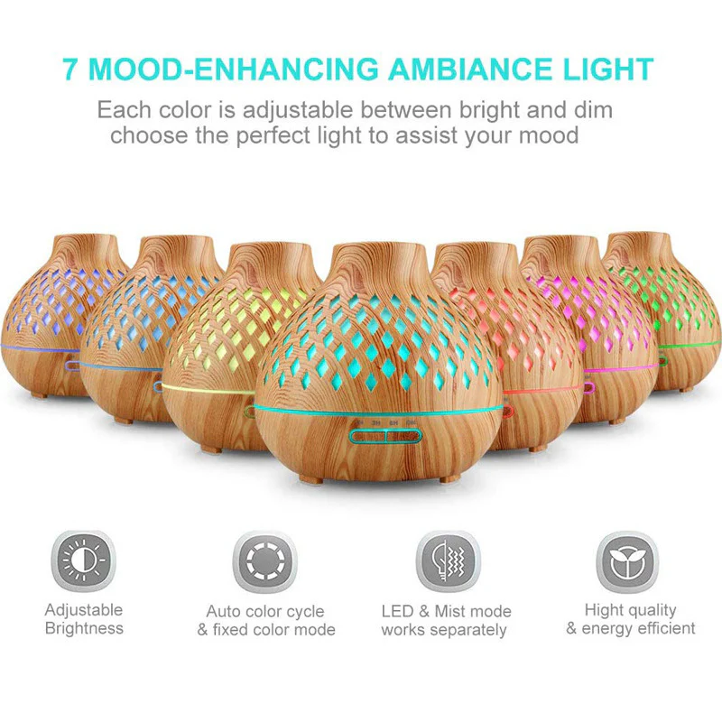 Colorful LED Air Purifier with Remote Control - Image 10