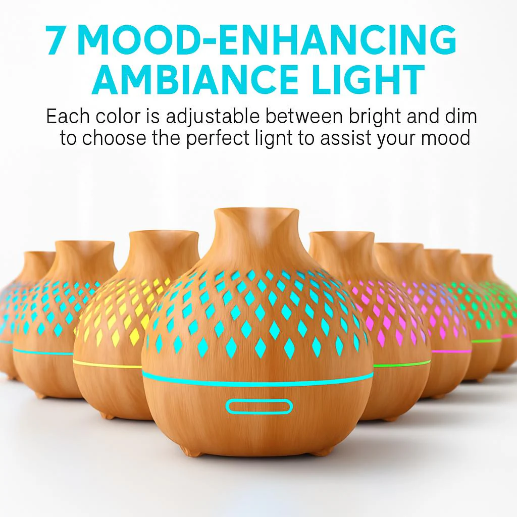 Colorful LED Air Purifier with Remote Control - Image 5