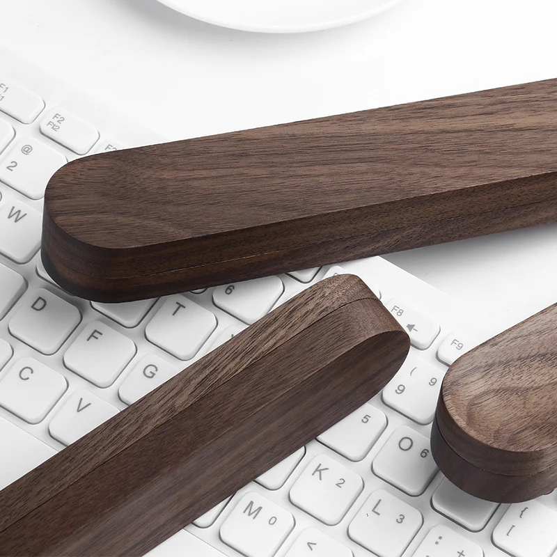Eco-Friendly Walnut Storage Box for iPad & Stylus - Image 17
