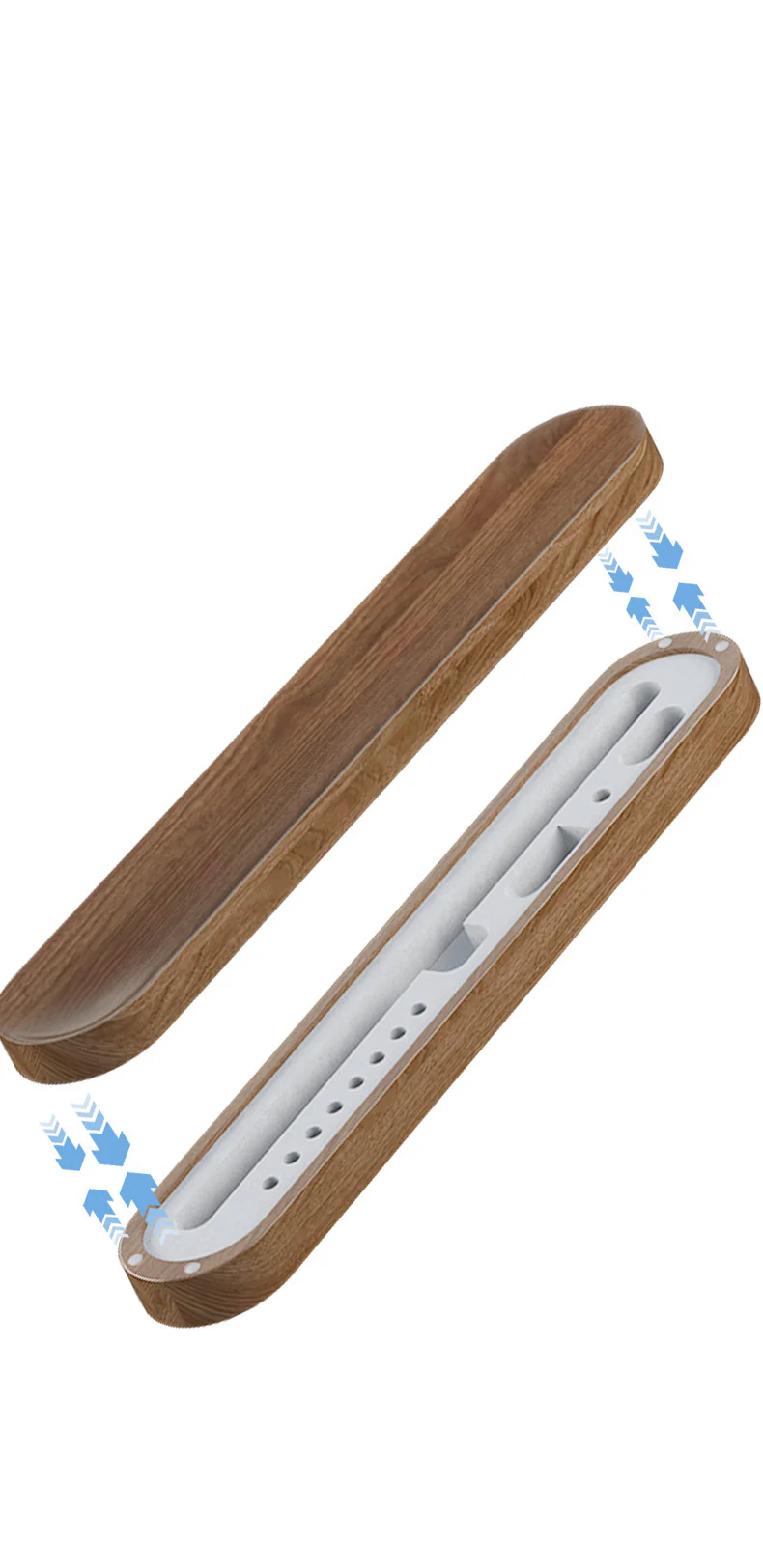Eco-Friendly Walnut Storage Box for iPad & Stylus - Image 19