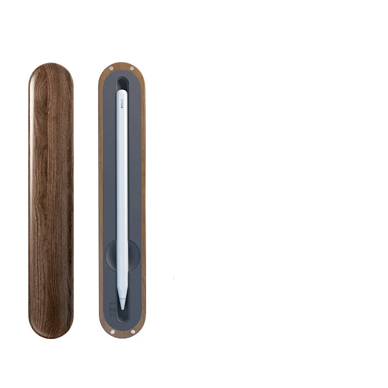 Eco-Friendly Walnut Storage Box for iPad & Stylus - Image 25