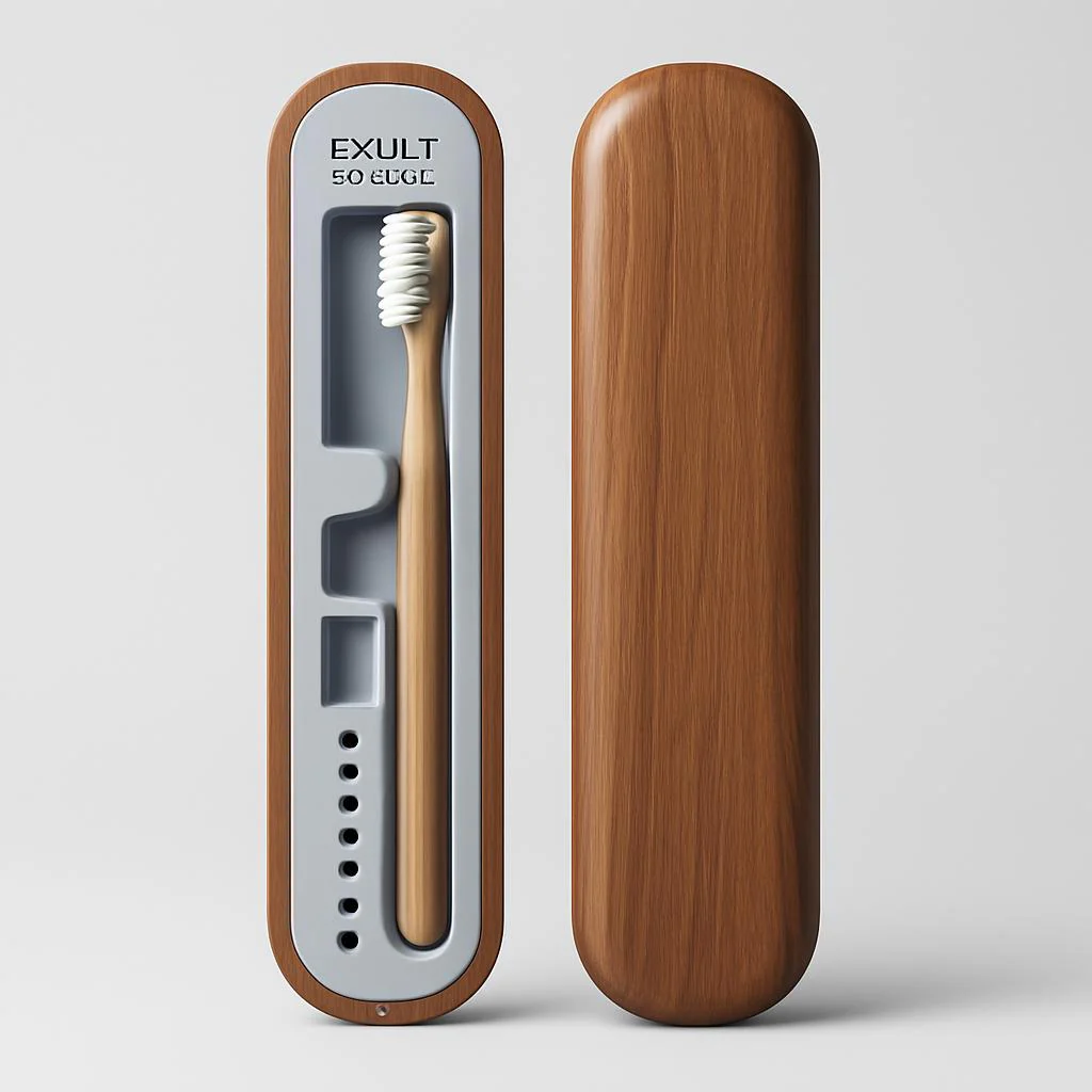 Eco-Friendly Walnut Storage Box for iPad & Stylus - Image 8