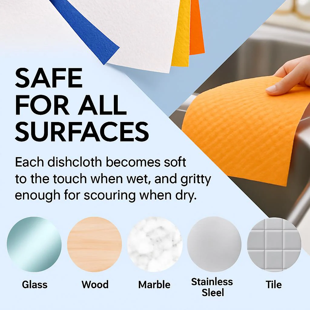 Eco-Friendly Swedish Dishcloth - Biodegradable Cleaning Cloth - Image 10