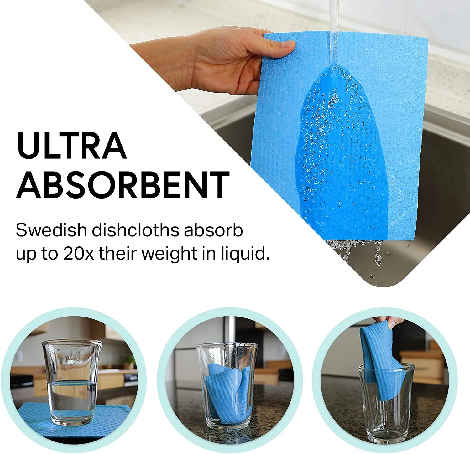 Eco-Friendly Swedish Dishcloth - Biodegradable Cleaning Cloth - Image 22